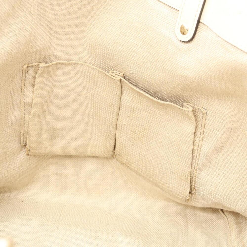 GUCCI Authentic Cream Leather Tote Bag - Picture 11 of 13